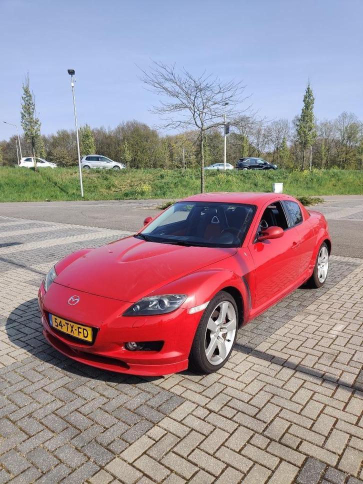 Mazda RX-8 1.3 I HP 170KW Renesis 2007 Rood, Auto's, Mazda, Particulier, RX-8, ABS, Achteruitrijcamera, Airbags, Airconditioning
