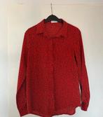Stippen blouse S loavies rood zwart overhemd, Kleding | Dames, Blouses en Tunieken, Verzenden, Maat 36 (S), Rood, Loavies