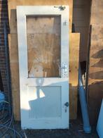 Houten Buitendeur - 82x103cm, Doe-het-zelf en Verbouw, Deuren en Horren, Ophalen