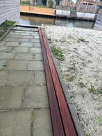 Hardhouten Balk 4,5x7x450 cm - Glad Geschaafd, Tuin en Terras, Palen, Balken en Planken, Ophalen, Nieuw, Hardhout, 250 cm of meer