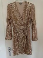 Feestelijke paillettenjurk van h&m maat S, Kleding | Dames, H&M, Beige, Ophalen of Verzenden, Zo goed als nieuw