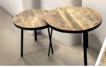 Mangohouten salontafelsets ( 9 modellen ) Nu voor € 109,- !! beschikbaar voor biedingen
