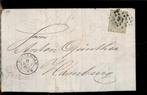 Rotterdam - Hamburg - Willem III - 12 1/2 cent - 1881, Postzegels en Munten, Brieven en Enveloppen | Nederland, Ophalen of Verzenden