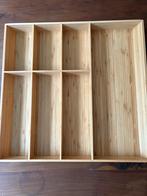 IKEA Bamboe Bestekbak UPPDATERA 52x50, Ophalen of Verzenden, Zo goed als nieuw, Hout, Los bestek