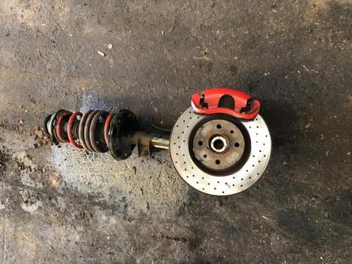 Schokdemperpoot rechts-voor van een Fiat 500 Abarth, Auto-onderdelen, Ophanging en Onderstel, Gebruikt, 3 maanden garantie