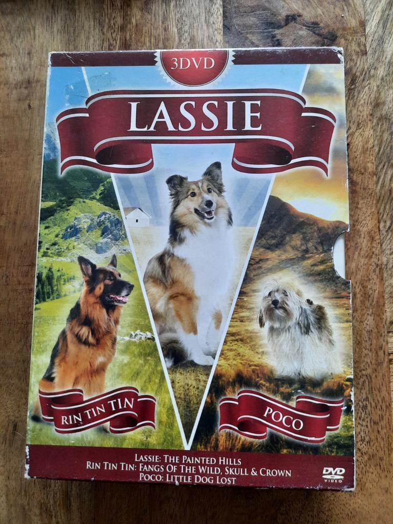 3 dvd box lassie,rintintin,poco., Cd's en Dvd's, Dvd's | Tv en Series, Ophalen of Verzenden