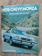 Chevrolet Monza Brochure - 1978 brochure 1977, Chevrolet, Chevrolet, Ophalen of Verzenden, Zo goed als nieuw