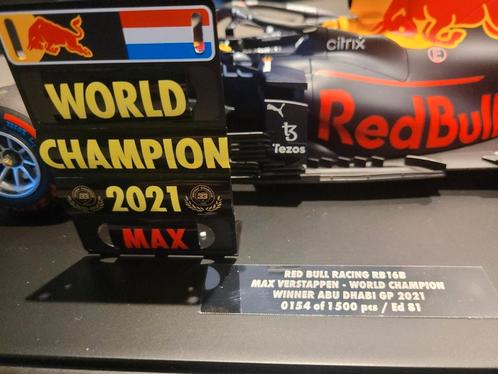 max verstappen 1:12 !! eerste wk overwinning abu dhabi 2021, Hobby en Vrije tijd, Modelauto's | 1:5 tot 1:12, Nieuw, Ophalen of Verzenden