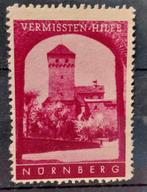 Duitsland cinderella Vermissten-Hilfe Nürnberg, Ophalen of Verzenden, Overige periodes, Postfris