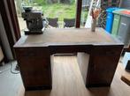 Vintage antiek bureau massief hout, Huis en Inrichting, Gebruikt, Ophalen, Bureau