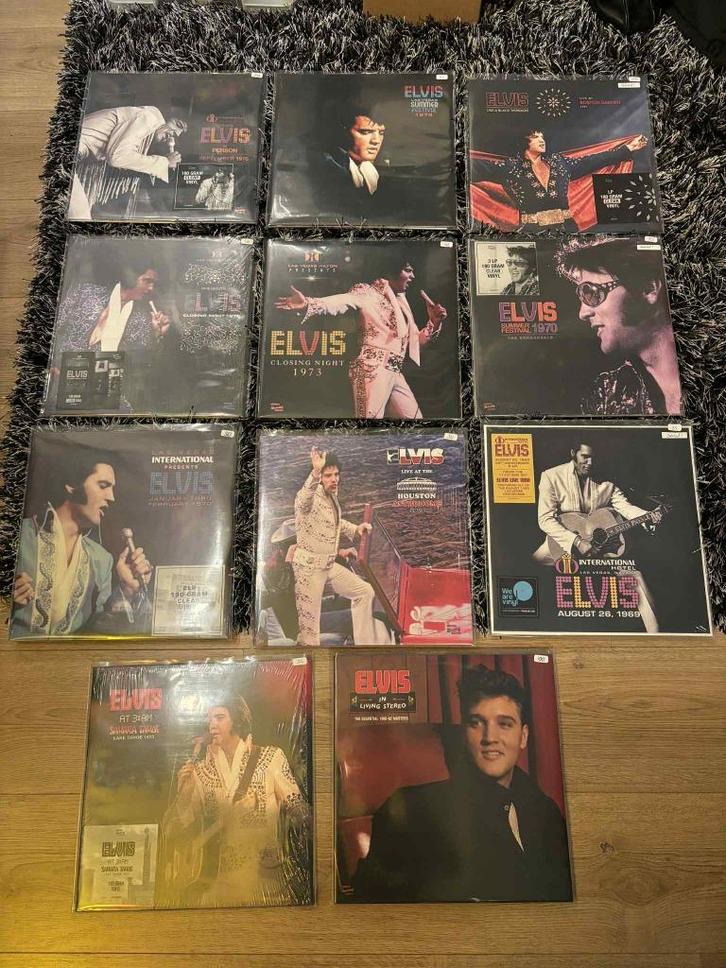 Elvis LP verzameling - Memphis Recording Service label, Cd's en Dvd's, Vinyl | Rock, Zo goed als nieuw, Rock-'n-Roll, 12 inch