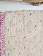 Beni Ouarain vloerkleed 190x110 cm – Marokkaans wol, 100 tot 150 cm, Nieuw, Ophalen of Verzenden, Crème