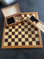 Schaak/dam bord met stenen, Hobby en Vrije tijd, Gezelschapsspellen | Bordspellen, Ophalen