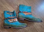 Aparte turqoise leren boho laarzen van Area Forte, maat 39, Kleding | Dames, Schoenen, Area Forte, Blauw, Lage of Enkellaarzen