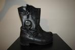 Philipp Plein biker boots swarovski schedel zijkant banden 3, Verzenden, Lage of Enkellaarzen, Zo goed als nieuw, Grijs