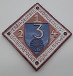 Cloisonné tegeltje Verbroedering Dederde Cyclist Nieuwpoort, Antiek en Kunst, Antiek | Wandborden en Tegels, Ophalen of Verzenden