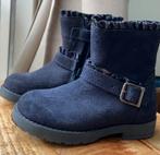 Donkerblauwe suede laarsjes van CLIC! maat 22, Kinderen en Baby's, Meisje, Clic!, Ophalen of Verzenden, Laarsjes