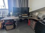 Ikea bekant hoek bureau, Ophalen, Elektrisch, Gebruikt, Bureau