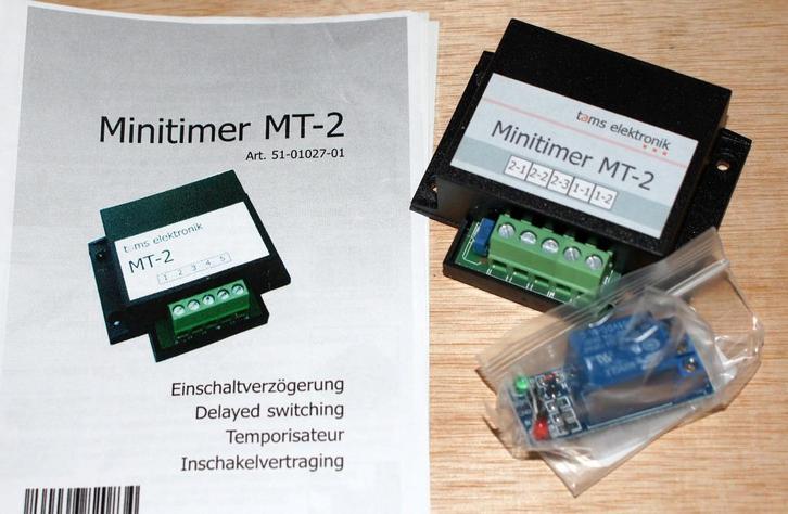 TAMS Minitimer MT-2, Hobby en Vrije tijd, Modeltreinen | H0, Nieuw, Transformator of Voeding, Gelijkstroom of Wisselstroom, Overige merken