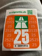 Zwitserse Autobahnvignet 2025, Ophalen of Verzenden, Nieuw