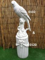 Papegaai met zuil, Ophalen, Nieuw, Beton, Dierenbeeld