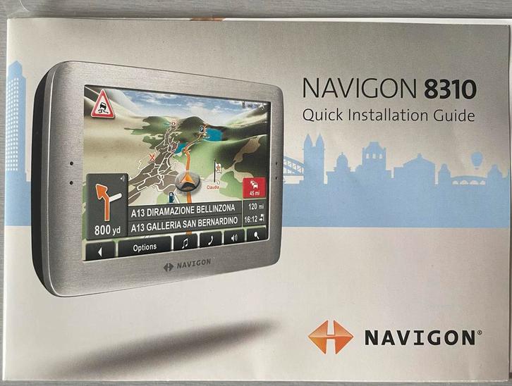 Navigon 8310 navigatie met accessoires, Auto diversen, Autonavigatie, Gebruikt, Ophalen of Verzenden