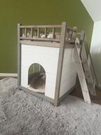 Houten katten huisje , zgan, Ophalen, Zo goed als nieuw