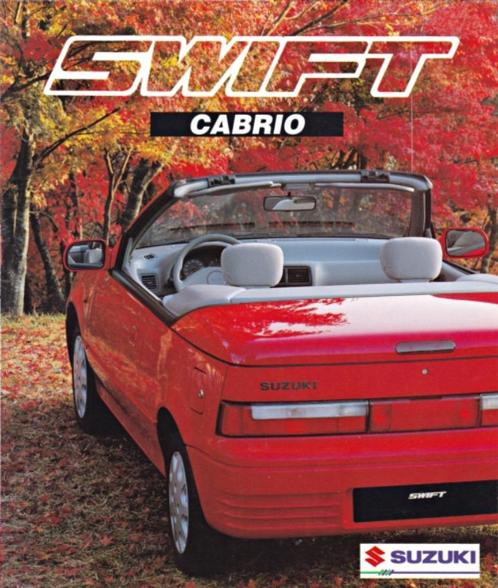 Brochure Suzuki Swift Cabrio 04-1992 NEDERLAND, Boeken, Auto's | Folders en Tijdschriften, Zo goed als nieuw, Overige merken, Ophalen of Verzenden