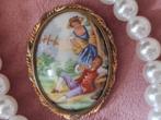 Prachtige Broche Limoges, Sieraden, Tassen en Uiterlijk, Broches, Ophalen of Verzenden, Gebruikt, Minder dan 4 cm, Overige materialen