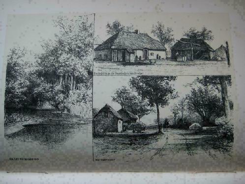 120 / Tervoort/ Hoogeind / Breda  Litho 1876, Antiek en Kunst, Kunst | Litho's en Zeefdrukken, Ophalen of Verzenden