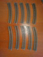 Trix Express 4312 - Gebogen rails (10x), Gebruikt, Gelijkstroom, Trix, Rails