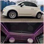 Fiat 500 1.2 C 2009 Wit CarPlay | Sterrenhemel | Achteruitri, Stof, 1242 cc, 4 cilinders, 840 kg