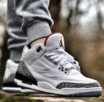 Nike Air jordan 3 OG white cement Maat 43 Nette staat, Kleding | Heren, Schoenen, Ophalen, Zo goed als nieuw, Blauw