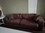 Bruine bank, Huis en Inrichting, Banken | Bankstellen, Ophalen of Verzenden, Gebruikt, 75 tot 100 cm