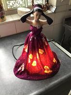 Prachtige Halfdoll dame met lamp.   ART DECO, Antiek en Kunst, Ophalen of Verzenden