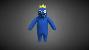 Blue van Rainbow Friends mascotte met acteur op je feestje? beschikbaar voor biedingen