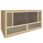 Terrarium 80x40x40 cm bewerkt hout, Dieren en Toebehoren, Vogels | Hokken en Kooien, Ophalen of Verzenden, Nieuw, Hout, Broedkooi of Kweekkooi