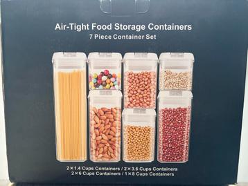 Luchtdichte Voedselcontainers - 4 Sets Beschikbaar! beschikbaar voor biedingen