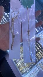 Ketting roestvrijstalen met armband, Sieraden, Tassen en Uiterlijk, Kettingen, Ophalen of Verzenden, Nieuw, Goud, Overige materialen