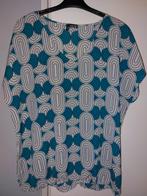Turquoise crème zwart blauw shirt van Norah maat 46, Kleding | Dames, Grote Maten, Blauw, Nieuw, Norah, Shirt of Top