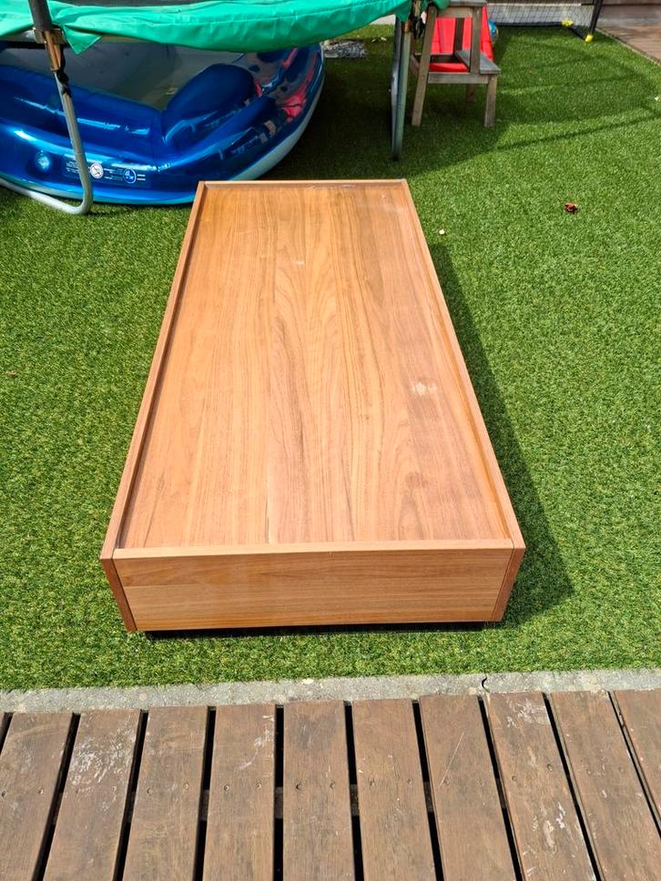 Gelamineerde Zwevende Tafel VT Wonen Block t.e.a.b., Huis en Inrichting, Tafels | Salontafels, Gebruikt, Minder dan 50 cm, 50 tot 100 cm