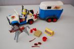 Playmobil 3851 jeep met paardentrailer, Ophalen of Verzenden, Zo goed als nieuw, Complete set