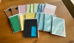 Diverse  dubbele kaarten met envelop div kleuren 17 pak, Ophalen of Verzenden, Zo goed als nieuw, Overige thema's, Blanco kaart of Basiskaart