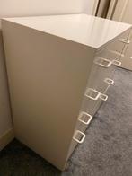 Witte ladekast met 4 lades, Huis en Inrichting, Ophalen, Gebruikt