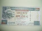 46. Hong Kong, 20 dollars 1995 Lion., Postzegels en Munten, Bankbiljetten | Azië, Verzenden, Oost-Azië, Los biljet