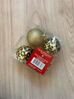 Gouden kerstballen set van 4 - nieuw!, Diversen, Kerst, Ophalen of Verzenden, Nieuw