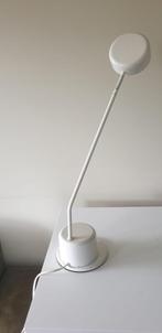 Witte zwanenhals bureaulamp vintage look, Minder dan 50 cm, Gebruikt, Ophalen