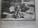 Gravure Zeeland stadswapens kaarten oogst zeevaart Tirion, Antiek en Kunst, Kunst | Etsen en Gravures, Verzenden