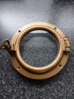 Klein scheepsraam. Messing .  Koper, Ophalen of Verzenden