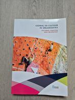Gedrag en Cultuur in Organisaties, Ophalen of Verzenden, Zo goed als nieuw, Personeel en Organisatie, Pieternel Dijkstra, Max Wildschut